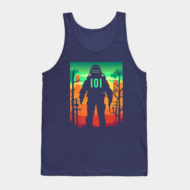 Space Wanderer Tank Top by RCM Graphix